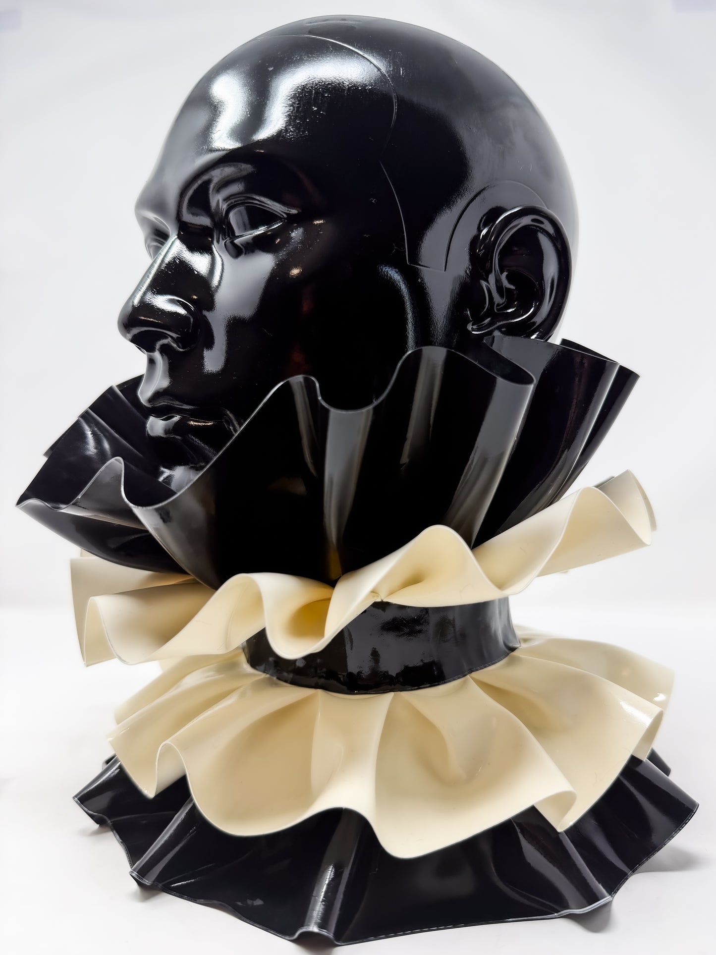 Dramatix Two Tone Neck Ruffle